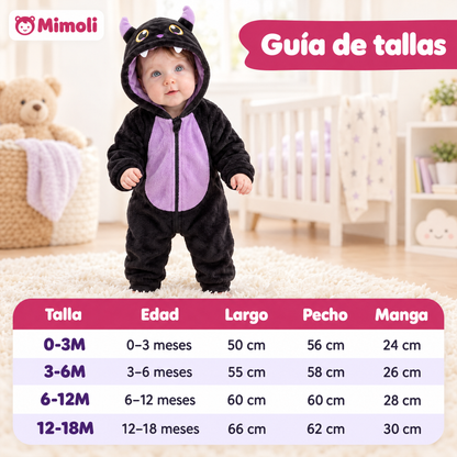 Mimoli™ Pijama con capucha y orejitas